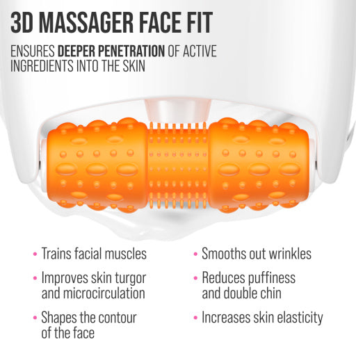 7Days Crema viso massaggiante 3D, luminosità e lifting, Vitamina C 80ml