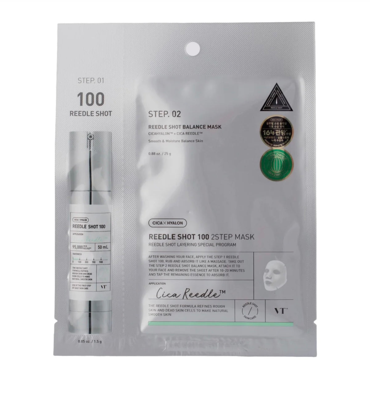 VT Cosmetics Reedle Shot 100 2Step Mask