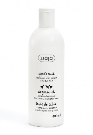 Shampoo al latte di capra rinforzante con cheratina Ziaja 400ml