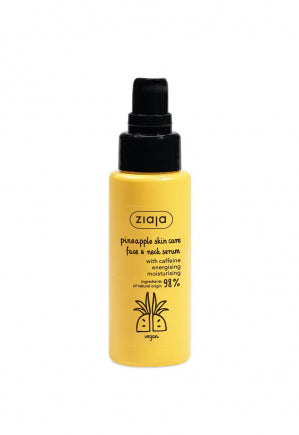 Ziaja siero viso e collo con caffeina ed estratto di ananas 50ml